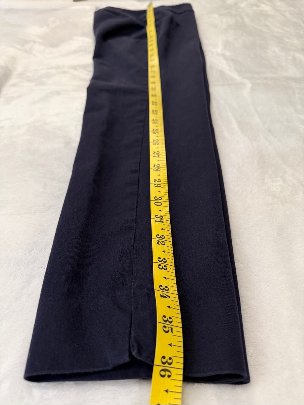 Talbots Navy Slim Pull-On Ponte Pants - Picture 6 of 14